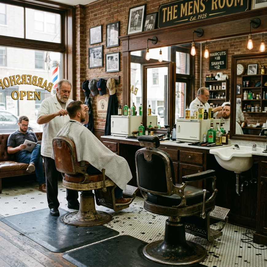 Was unterscheidet das traditionelle Barbershop-Erlebnis von einem normalen Unisex-Friseur?