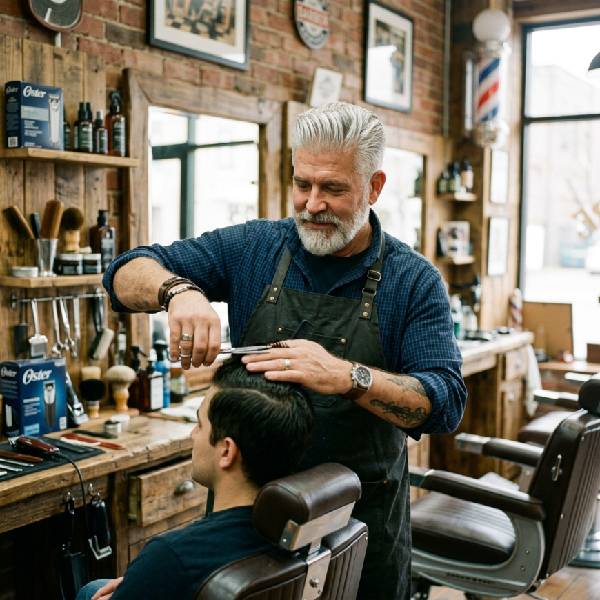 Graue Haare maskulin tragen: Silber-Shampoo, Kontraste und Pflege für Silver Hair