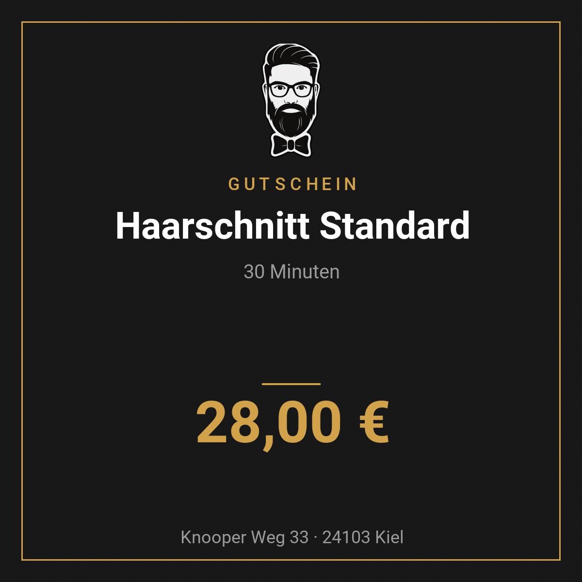 Gutschein: Haarschnitt Standard