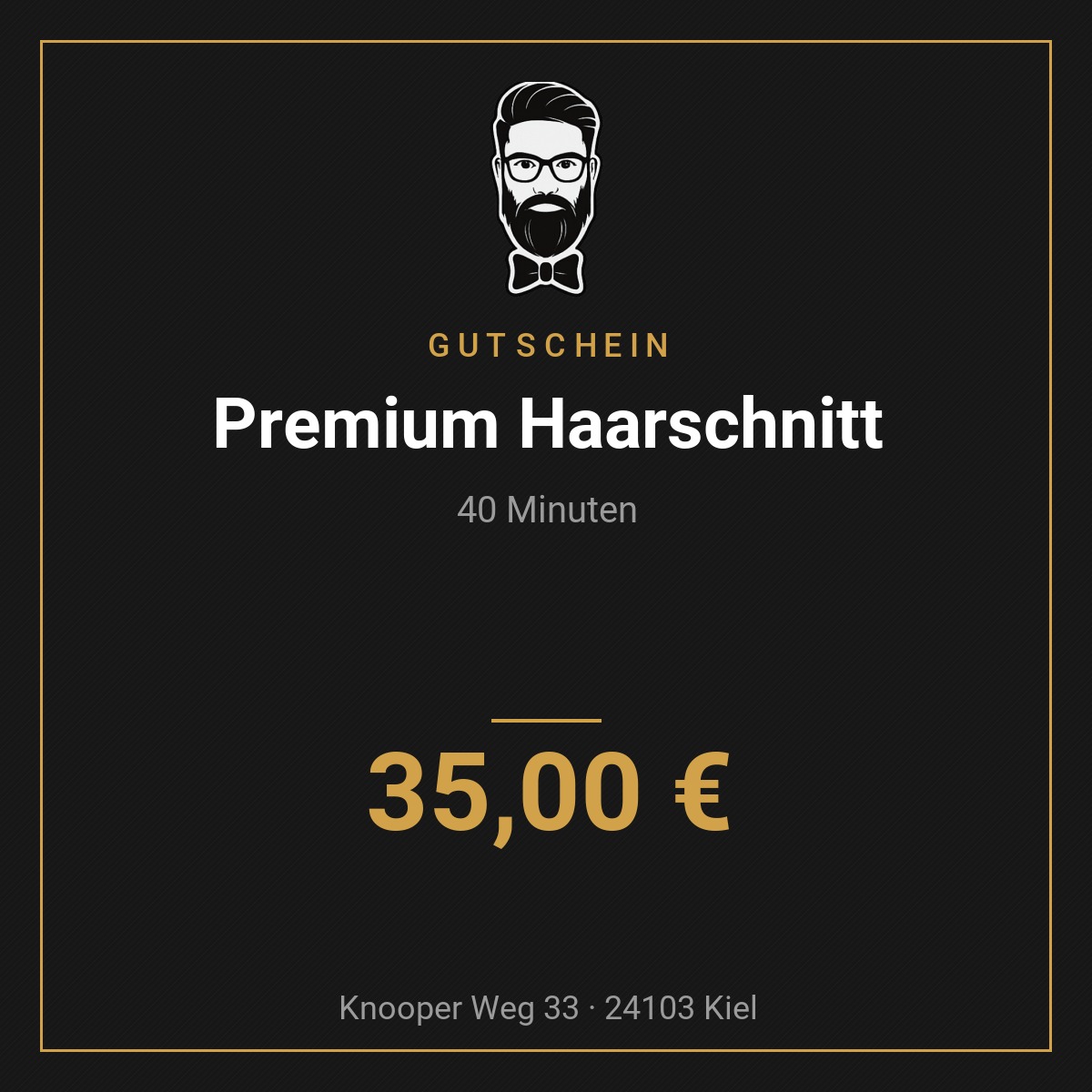 Gutschein Premium Haarschnitt von Don’s Barbershop Kiel