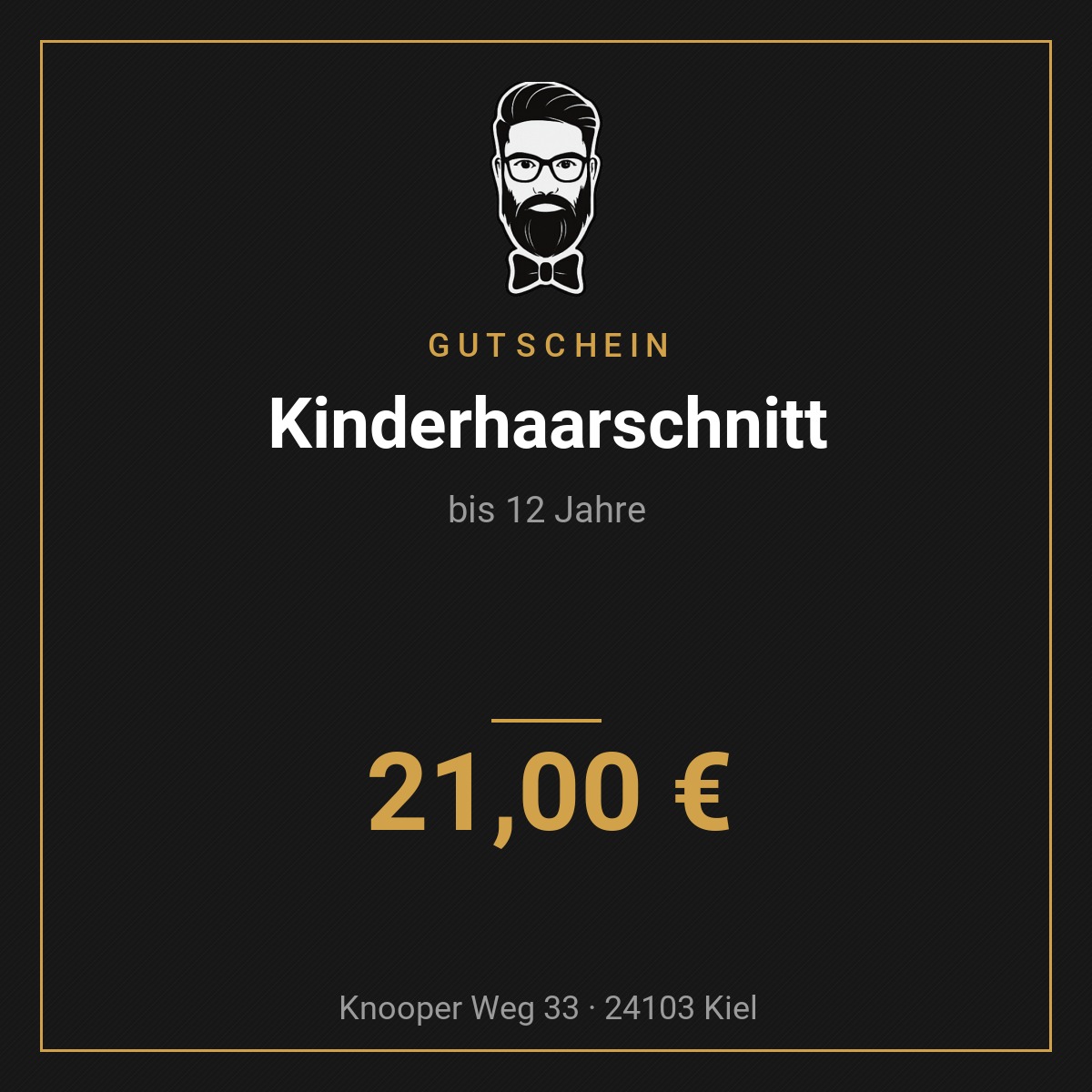 Gutschein: Kinderhaarschnitt bis 12