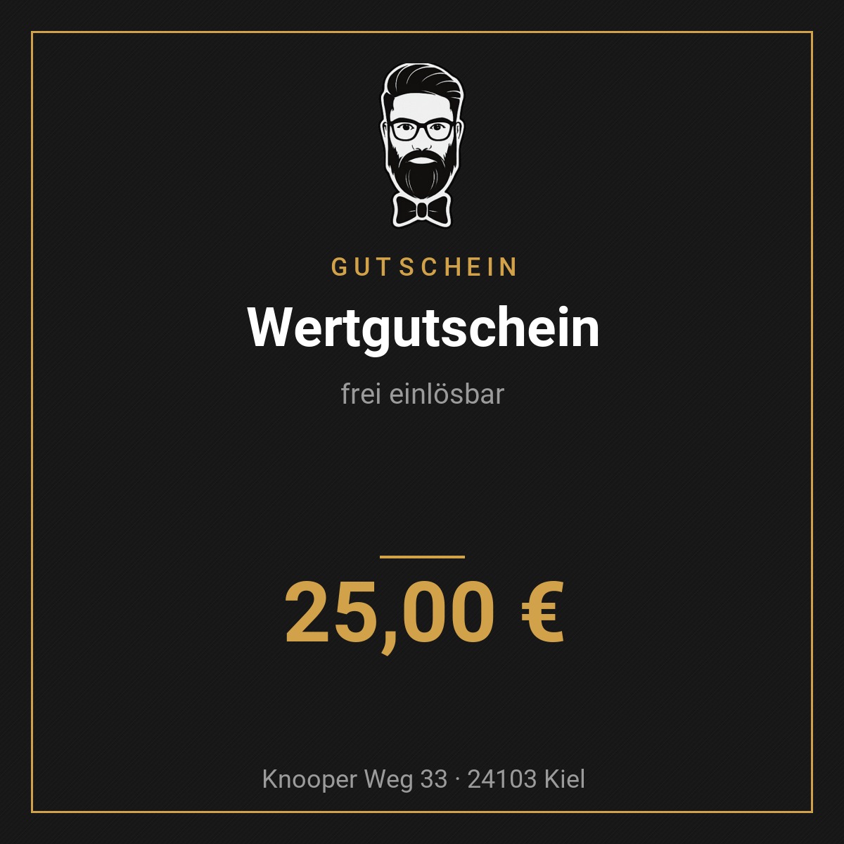 Wertgutschein 25 €