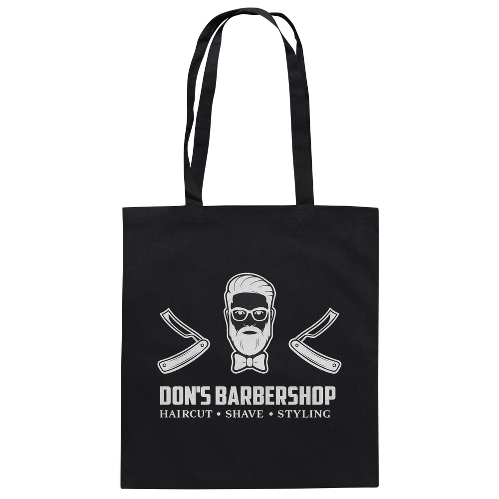Don’s Barbershop Baumwolltasche