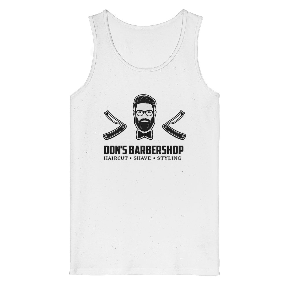 Don’s Barbershop Tank Top Weiß