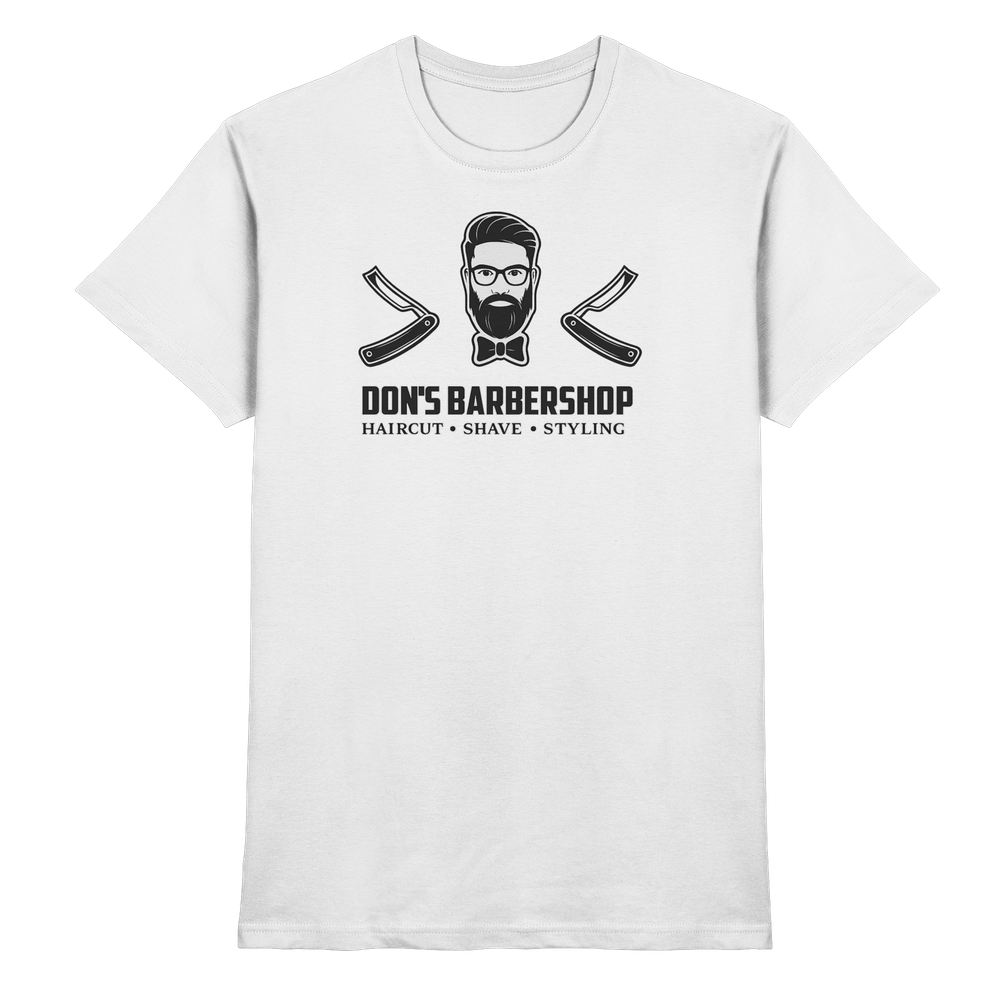 Don’s Barbershop T-Shirt Weiß